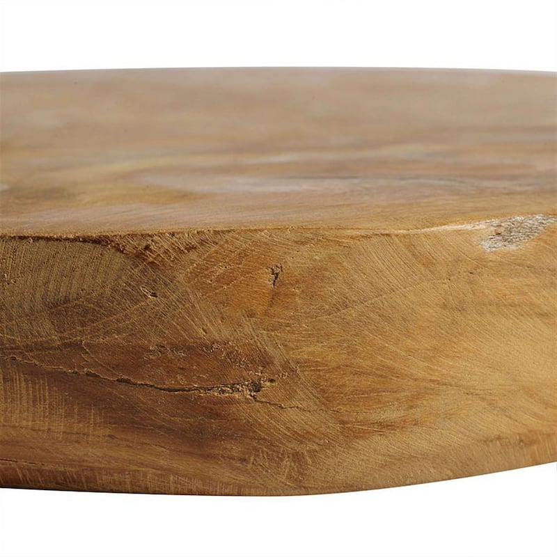 Cutting Board Round - Natural - Wooden