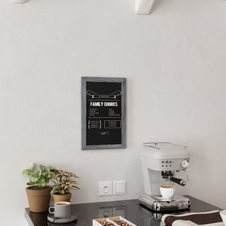 Set of 10 Wall Mounted Magnetic Chalkboards