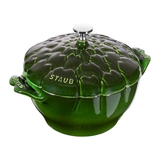 Staub Cast Iron 3-qt Artichoke Cocotte - Basil - Bed Bath & Beyond