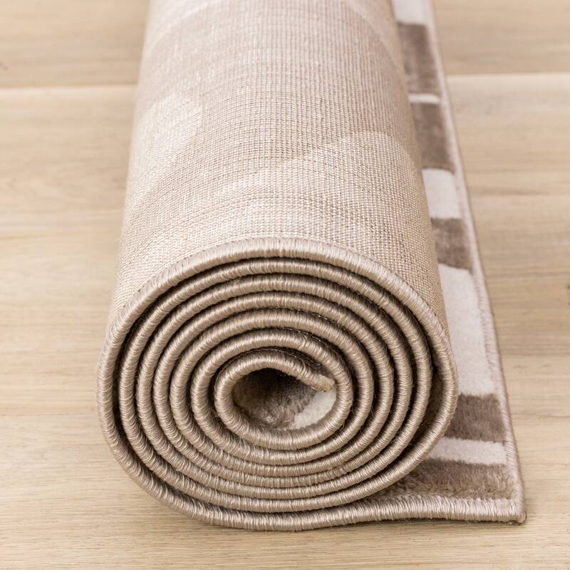 Leonardo Grey Modern Abstract Area Rug
