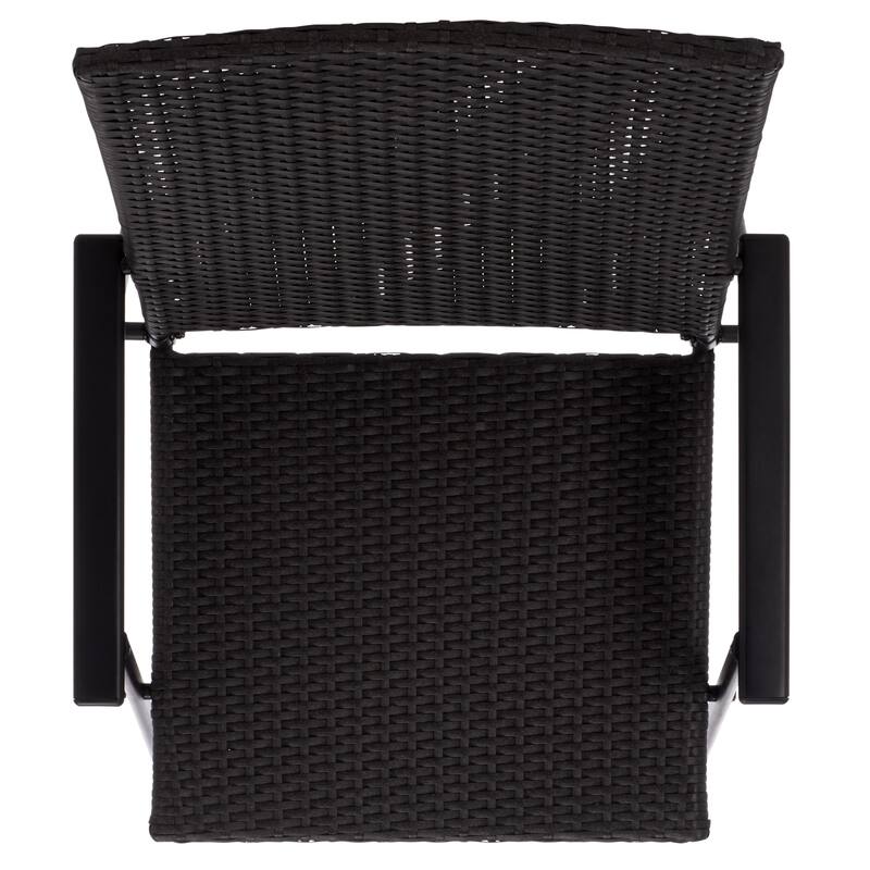 SAFAVIEH Outdoor Living Simon Folding Chair (Set of 2) - 23"W x 26"D x 38"H