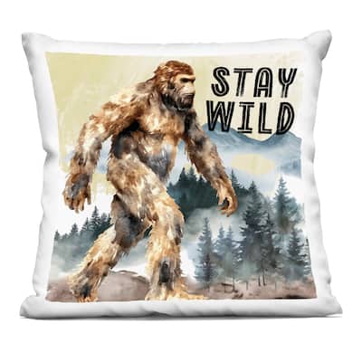 Stupell Stay Wild with Mythical Monster Decorative Printed Throw Pillow Design by Nicole DeCamp
