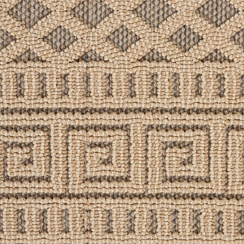 Nourison Elwood Contemporary Greek Key Lattice Geometric Area Rug