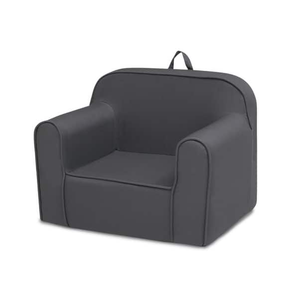 slide 2 of 8, Delta Children Cozee Chair for Ages 18 Months and Up, Dark Grey Dark Grey