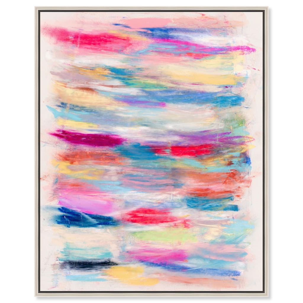 Color Bands Canvas by Art Remedy
