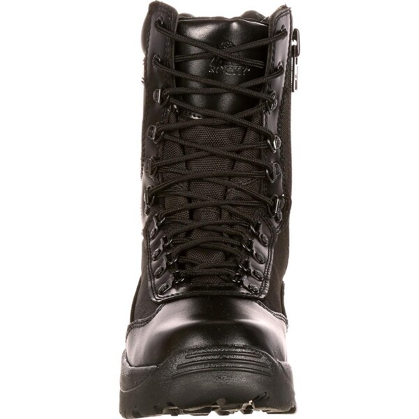 8 inch black boots