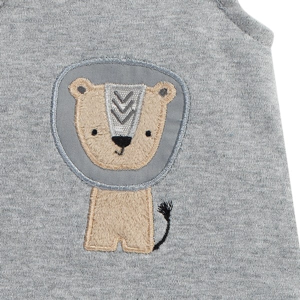 Shop Lambs Ivy Jungle Safari Gray Tan White Nursery 6 Piece Baby