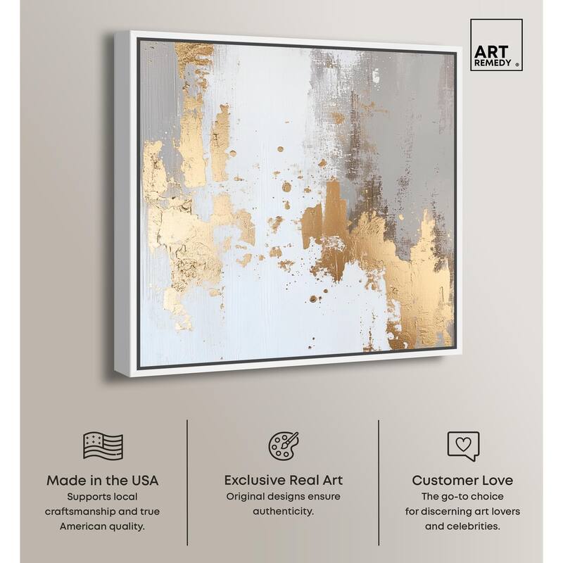 Ghostly Glimmer II Canvas by Art Remedy