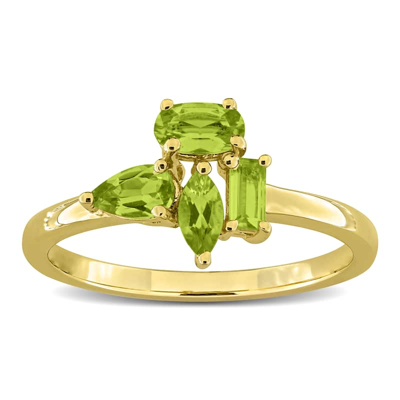 Miadora Multi-Gem Cluster Ring Sterling Silver