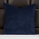 preview thumbnail 1 of 7, Mixology Padma Washable Polyester Throw Pillow 20 x 20 - Blue Bell