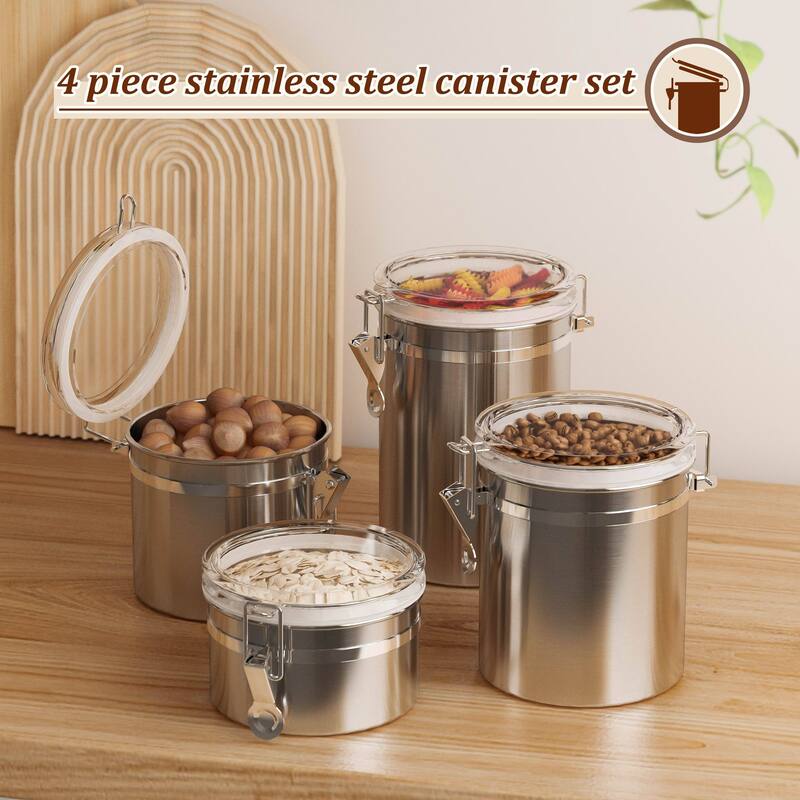Innovaze Stainless Steel Containers Set of 4