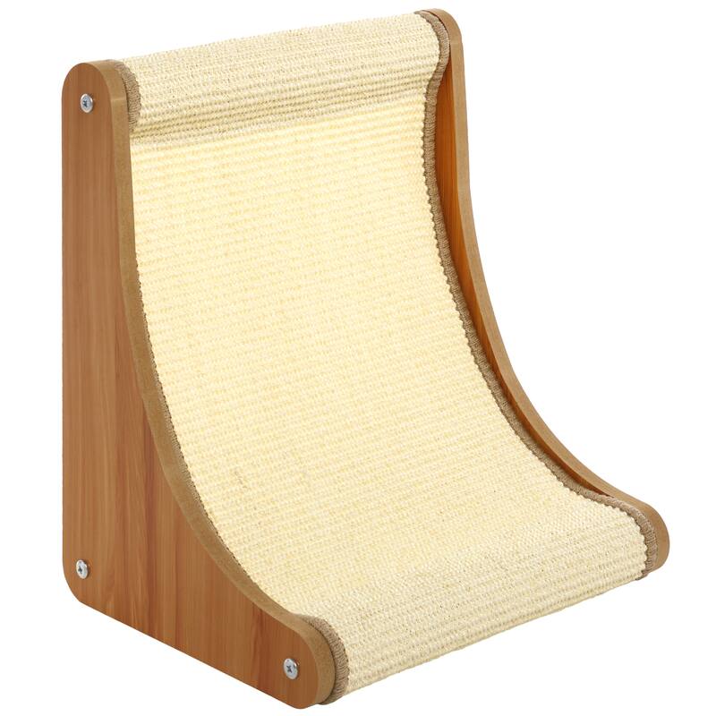 SAFAVIEH Home Natural/Ivory 13"W x 15''L x 18"H Sisal Cat Scratch Lounger - 13"W x 15''L x 18"H