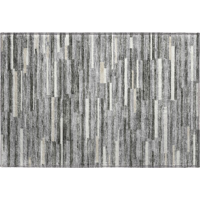 Premium Washable Super Soft Geo Stripes Mayfield Rug