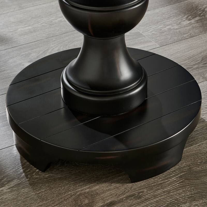 26-Inch Diameter Traditional Round Pedestal End Table