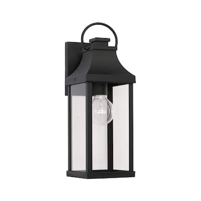 Bradford Outdoor 1-light Small Wall Lantern w/ Clear Glass