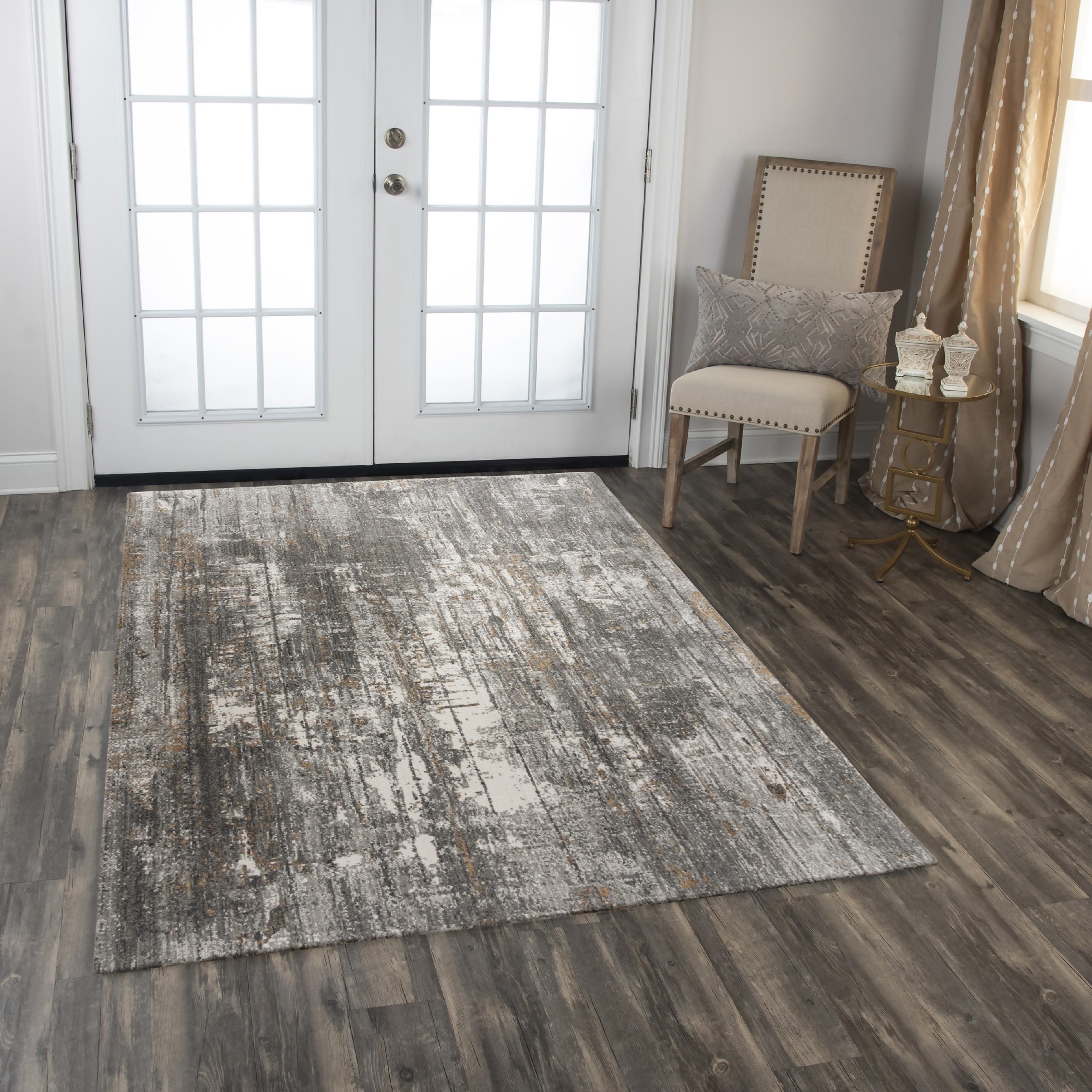 Alora Decor Antonela Transitional Gray Recycled Polyester Area Rug