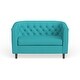 preview thumbnail 55 of 55, Silver Orchid Greta Upholstered Loveseat