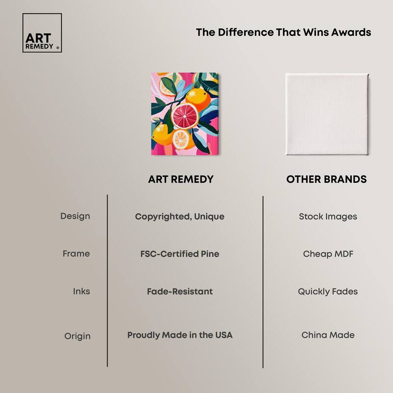 Juicy Paradox I Canvas by Art Remedy, Gallery Wrapped