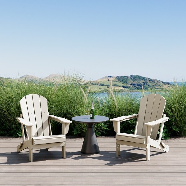 Laguna Weather Resistant Outdoor Patio Folding Adirondack Chairs