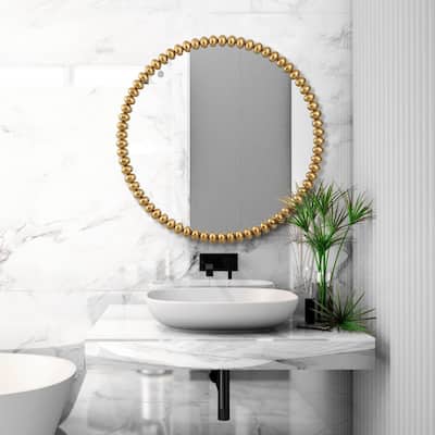 Uttermost 09793 Byzantine 42" W x 41-1/4" H Circular Framed Bathroom