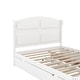 preview thumbnail 23 of 26, Queen Size Platform Bed with Twin Size Trundle and 2-Drawers for Bedroom, No Box Spring Required, Easy Assembly, Antique Grey