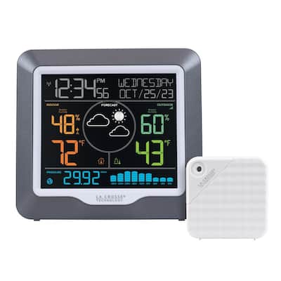 La Crosse Technology M73170 Color Weather Station with Pressure Graph