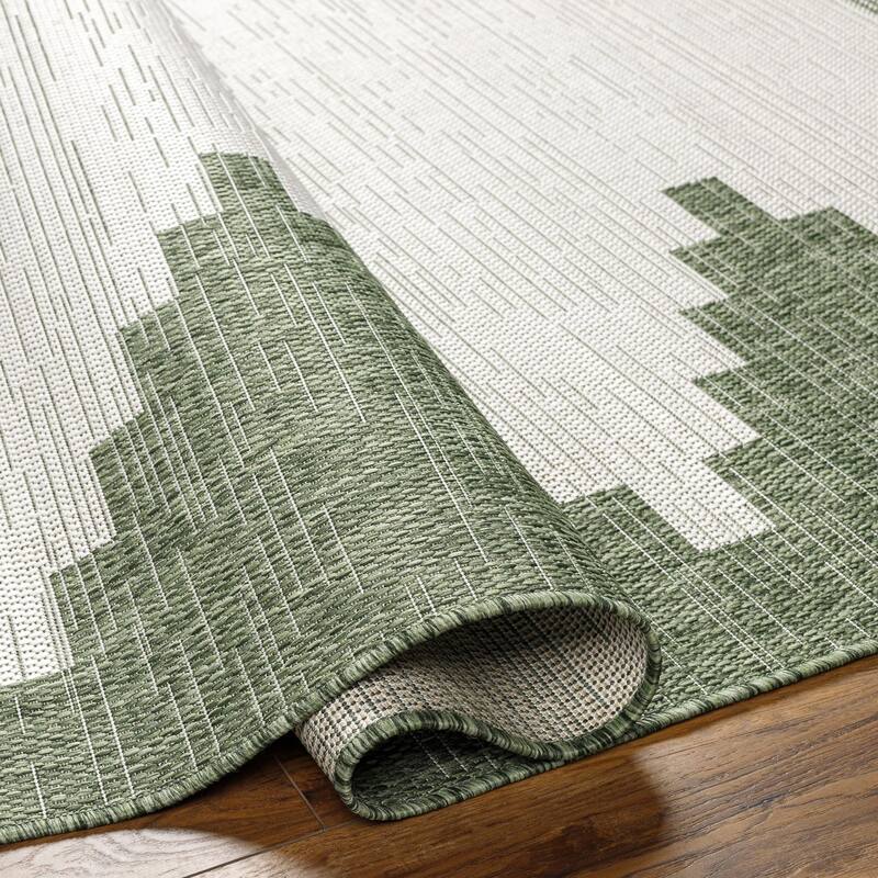 Livabliss Eagean Bohemian Diamond Indoor / OutdoorArea Rug
