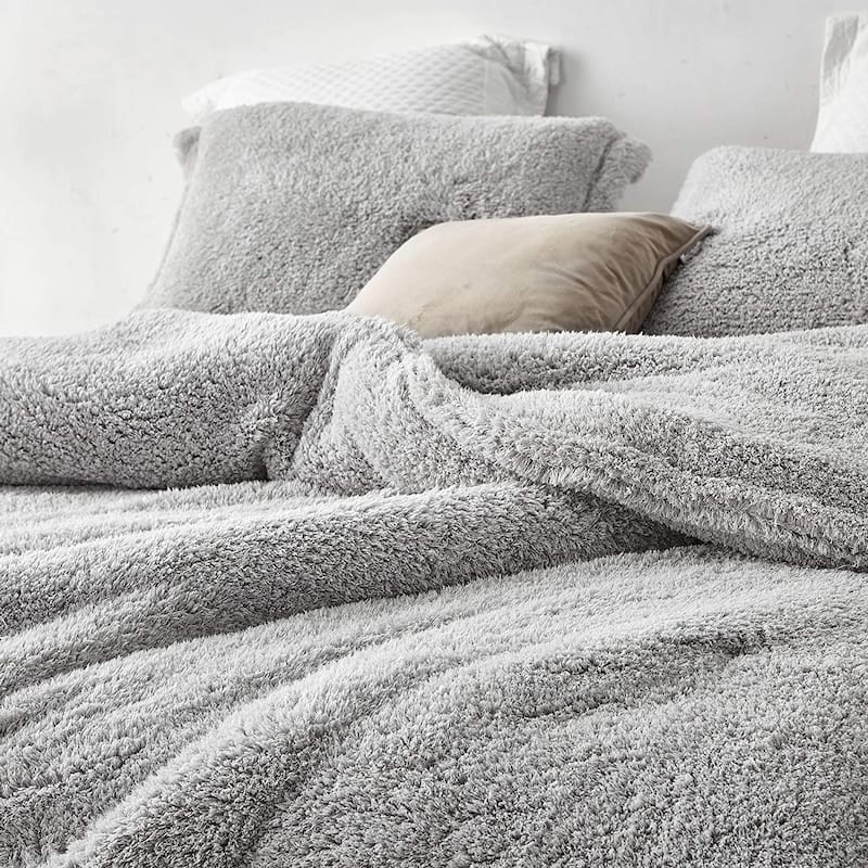 I Know You Know - Coma Inducer® Oversized Comforter Set - Quiet Grey