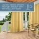 preview thumbnail 37 of 128, ATI Home Indoor/Outdoor Solid Cabana Grommet Top Curtain Panel Pair