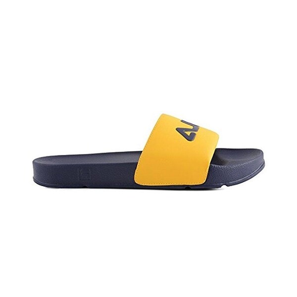 fila sandals mens yellow