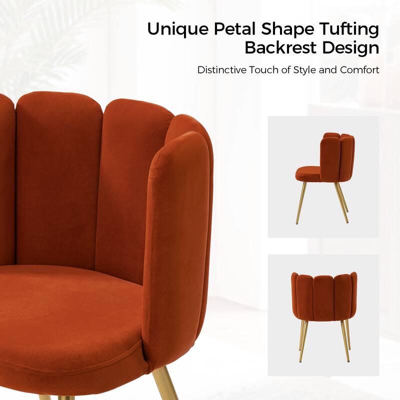 Anjela Side Chair with Tufted Back Set of 2