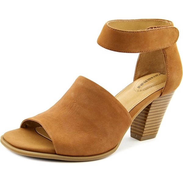 Giani Bernini Viraa Women Open Toe Leather Tan Sandals