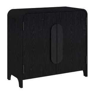Modern Curved 32" Entryway Accent Cabinet - Bed Bath & Beyond - 44207660