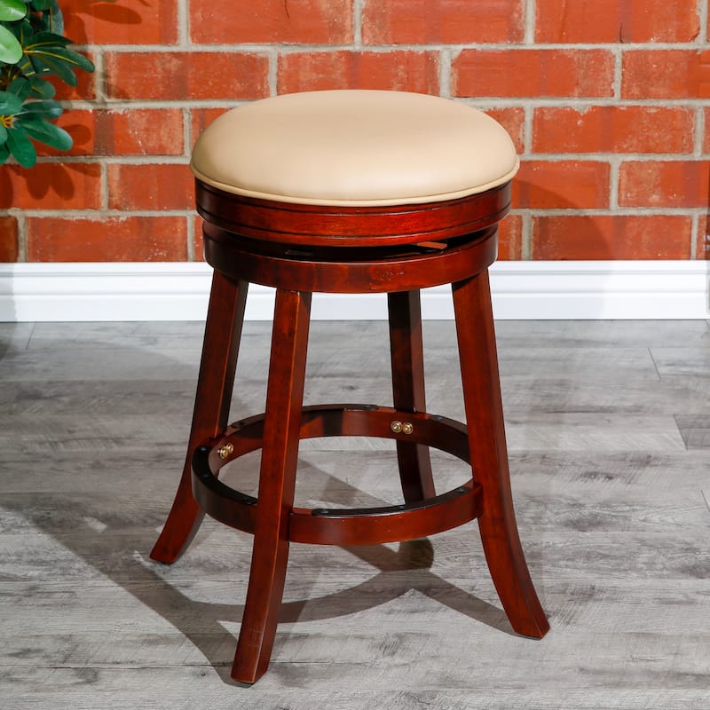 DTY Indoor Living Creede Backless Swivel Stool