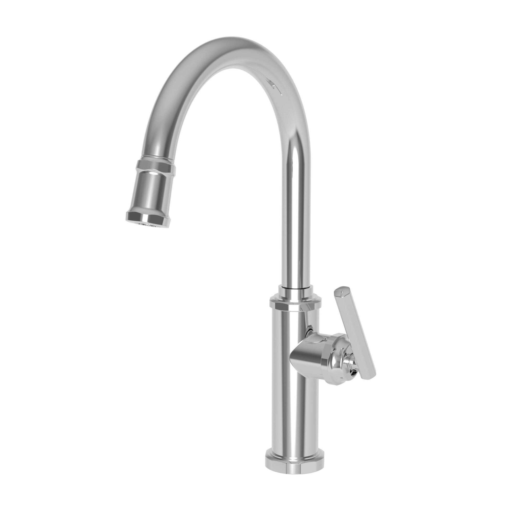 Shop Newport Brass 3190 5113 18 Gpm Single Hole Kitchen Faucet Polished Chrome Overstock 30720639