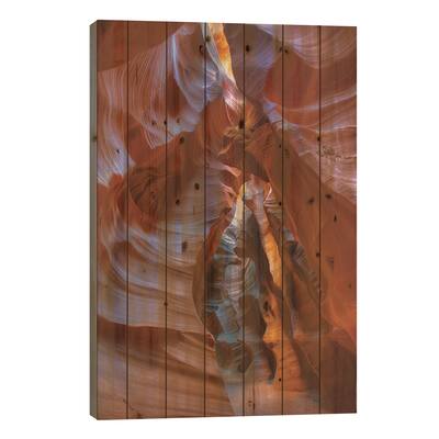 Antelope Canyon, Arizona Print On Wood by Scott Bennion - Multi-Color