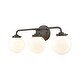 preview thumbnail 3 of 35, Fairbanks 22.75'' Wide 3-Light Vanity Light