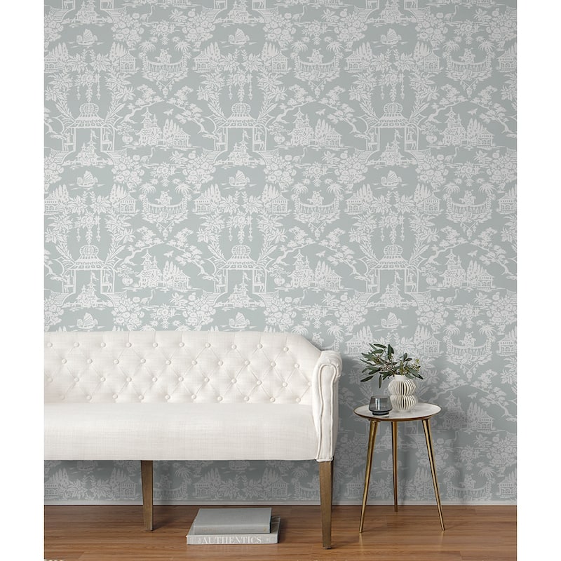 NextWall Garden Chinoiserie Peel and Stick Wallpaper - 27 in. W x 18 ft. L