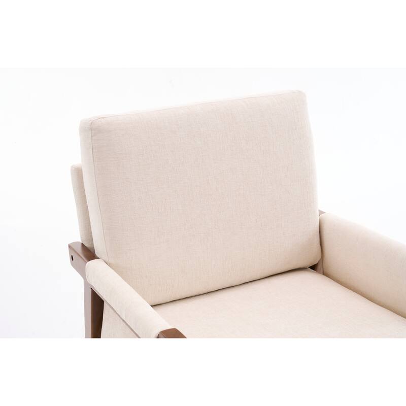 Mid-Century Modern Accent Chairs ,Modern Accent Chair,Chair with Soft Waist Cushion,Ergonomic Lounge Chairs
