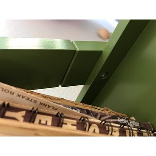 Porch & Den Jon Wooden Bookshelf Ladder