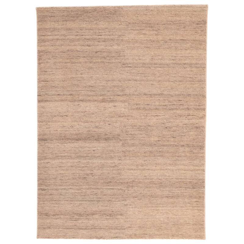 ECARPETGALLERY Hand-knotted Loreto Grey Wool Rug - 5'4 x 7'5