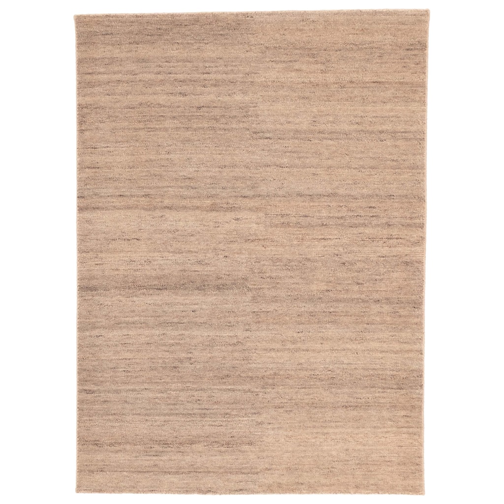 ECARPETGALLERY Hand-knotted Loreto Grey Wool Rug - 5'4 x 7'5