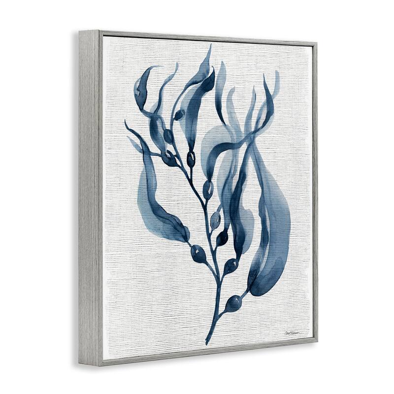 Stupell Delicate Waving Herb Leaves Framed Giclee Art Design By Carol Robinson