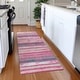 preview thumbnail 86 of 132, Premium Washable Super Soft Stripe Mayfield Rug Pink - 2'3" x 7'6"
