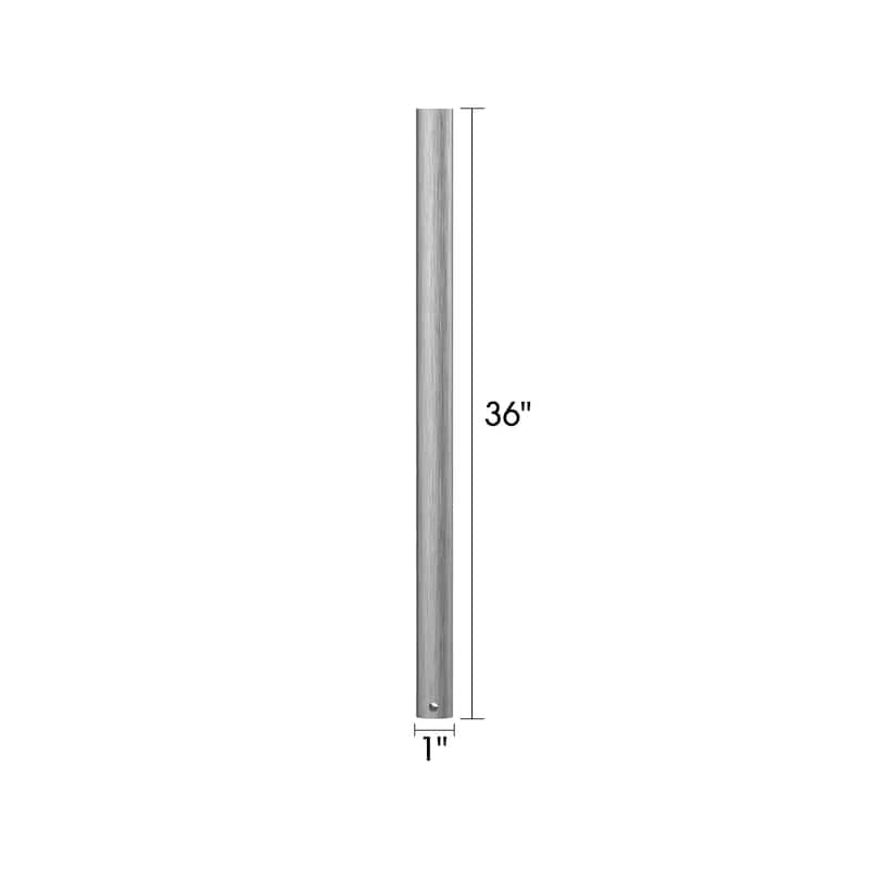 18"/ 24"/ 36"/ 48" Nickel Extension Downrod for Ceiling Fan