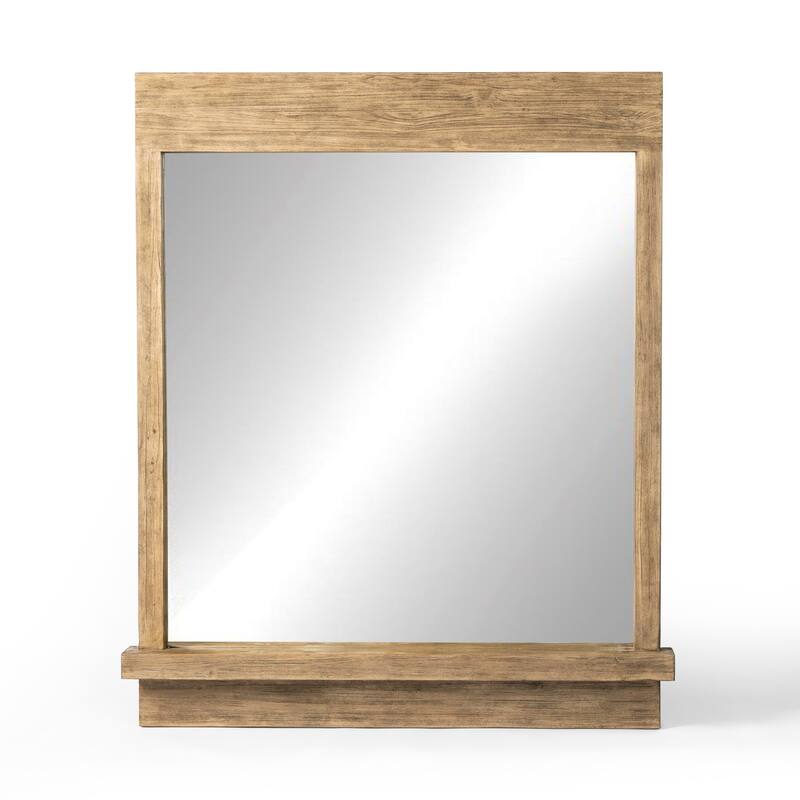 Meridith Wall Mirror-Distressed Light Pine - 42W x 4D x 50H