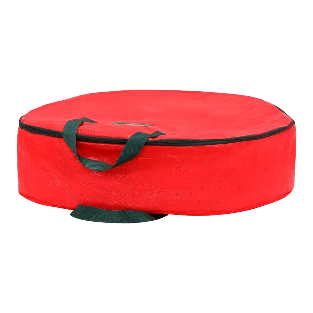 1 Pack Foldable Round Waterproof Storage Bags with Handles, Moving Bags for Clothes, Comforters, Closet Organizers