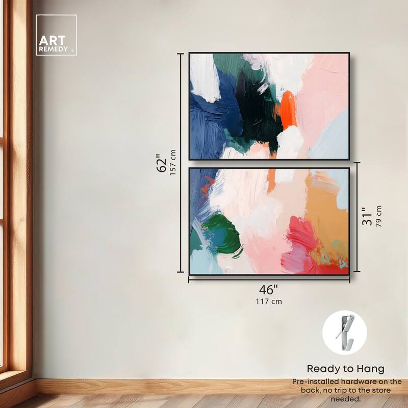 Spring Fever Canvas Set of 2 by Art Remedy