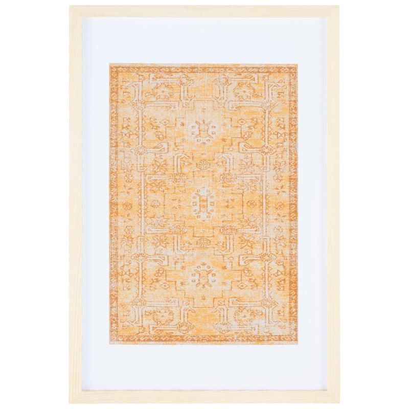 SAFAVIEH Cirina 25-inch Gold Framed Textile Wall Art