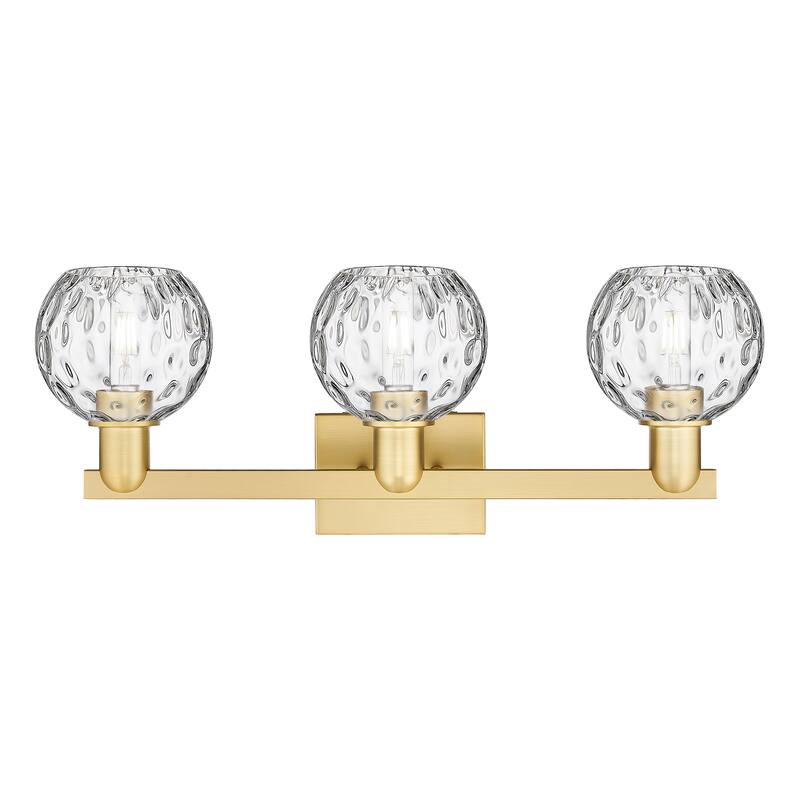 Innovations Lighting Endless Possibilities Arcadia - Athens Water Glass - 3 Light 25" Bath Vanity Light